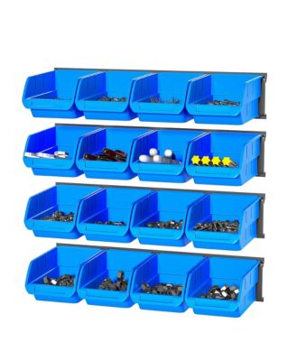XDOVET Wall Mounted Plastic Hardware Organizer Storage System