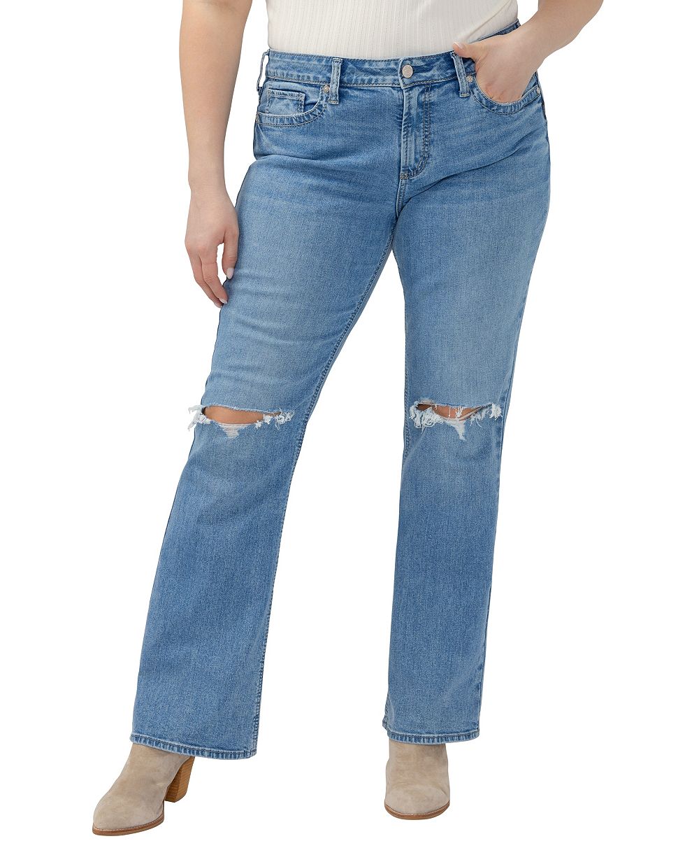 Silver Jeans Co. Plus Size Suki Mid-Rise Jeans