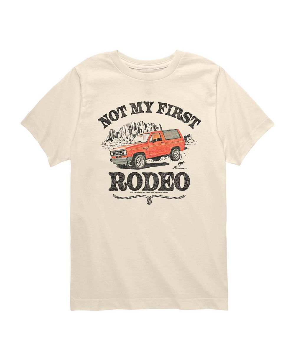 Детская футболка Ford Boys' 8-20 Not My First Rodeo 1983 Bronco Graphic Short-Sleeve
