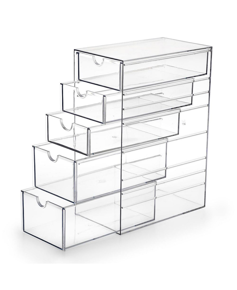 XDOVET 5-Drawer Plastic Organizer for Hair Accessories