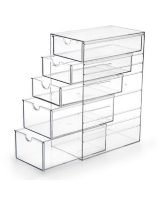 XDOVET 5-Drawer Plastic Organizer for Hair Accessories