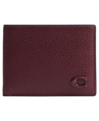 Мужской кожаный бумажник-портмоне COACH
