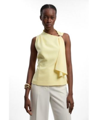 Karen Millen Women's Tailored Drape Top