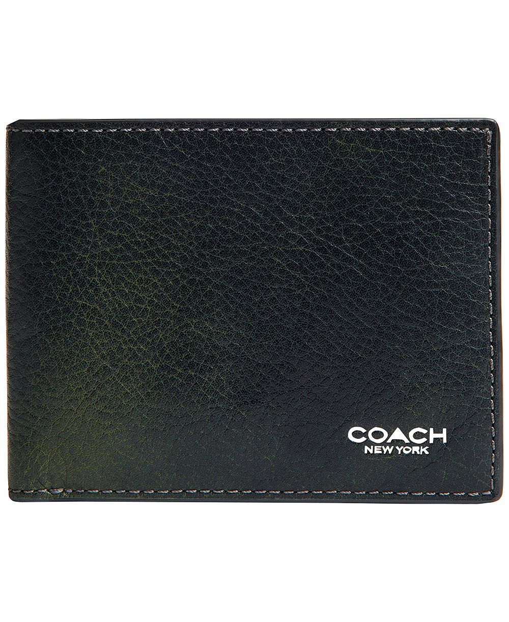 COACH кошелек Slim Billfold двухцветный