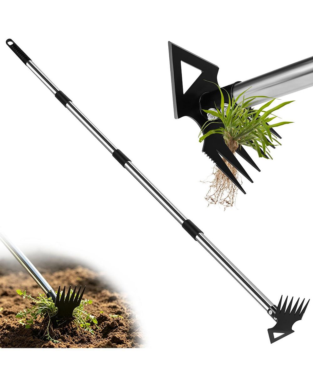 Пропольник XDOVET Weed Puller Long Handle Manual Weeder Remover Rake Hoe Garden Tool