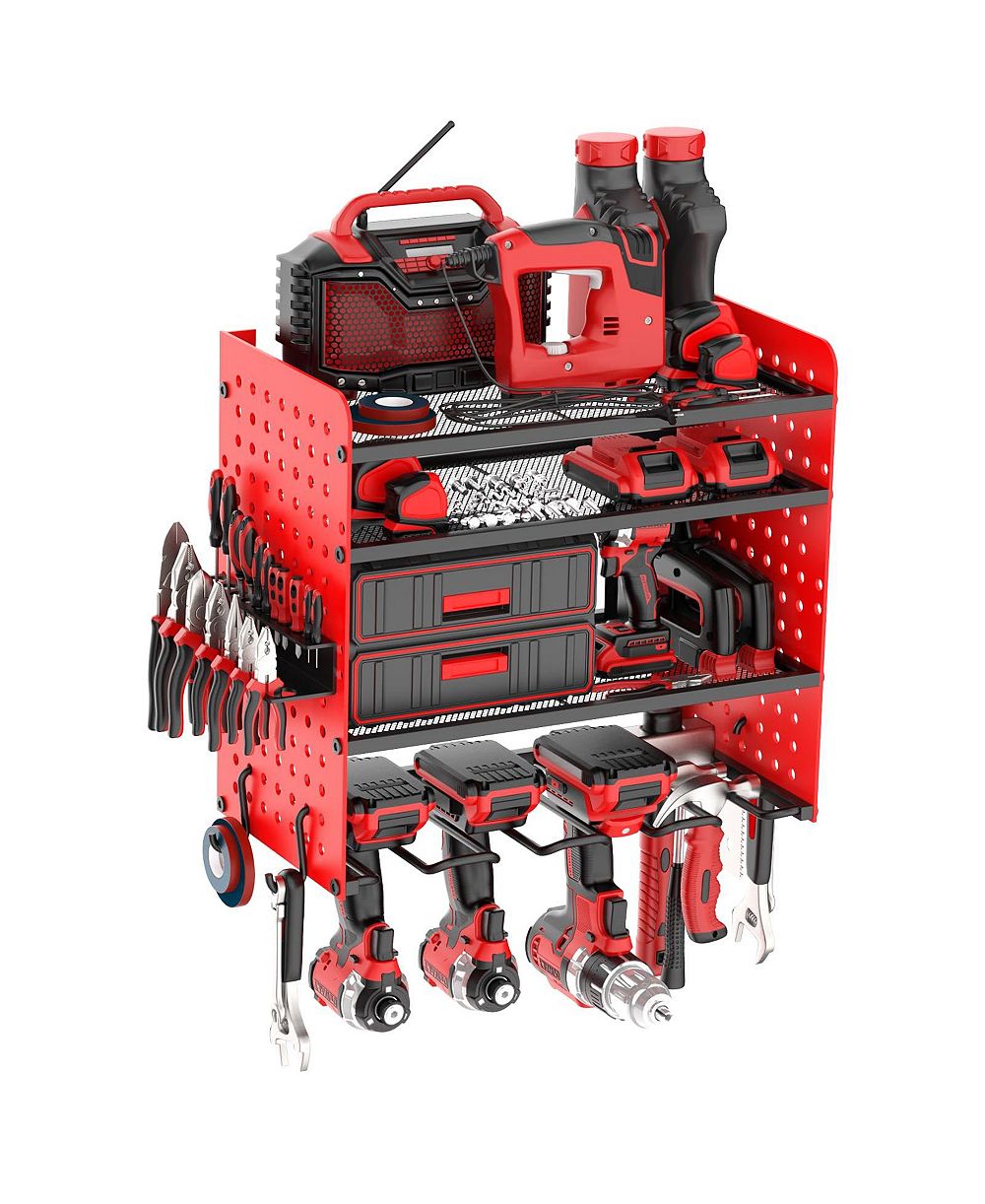 XDOVET Wall-mounted power tool storage rack