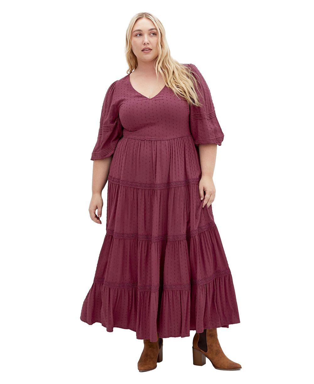 CITY CHIC платье макси Arielle Lace Plus Size