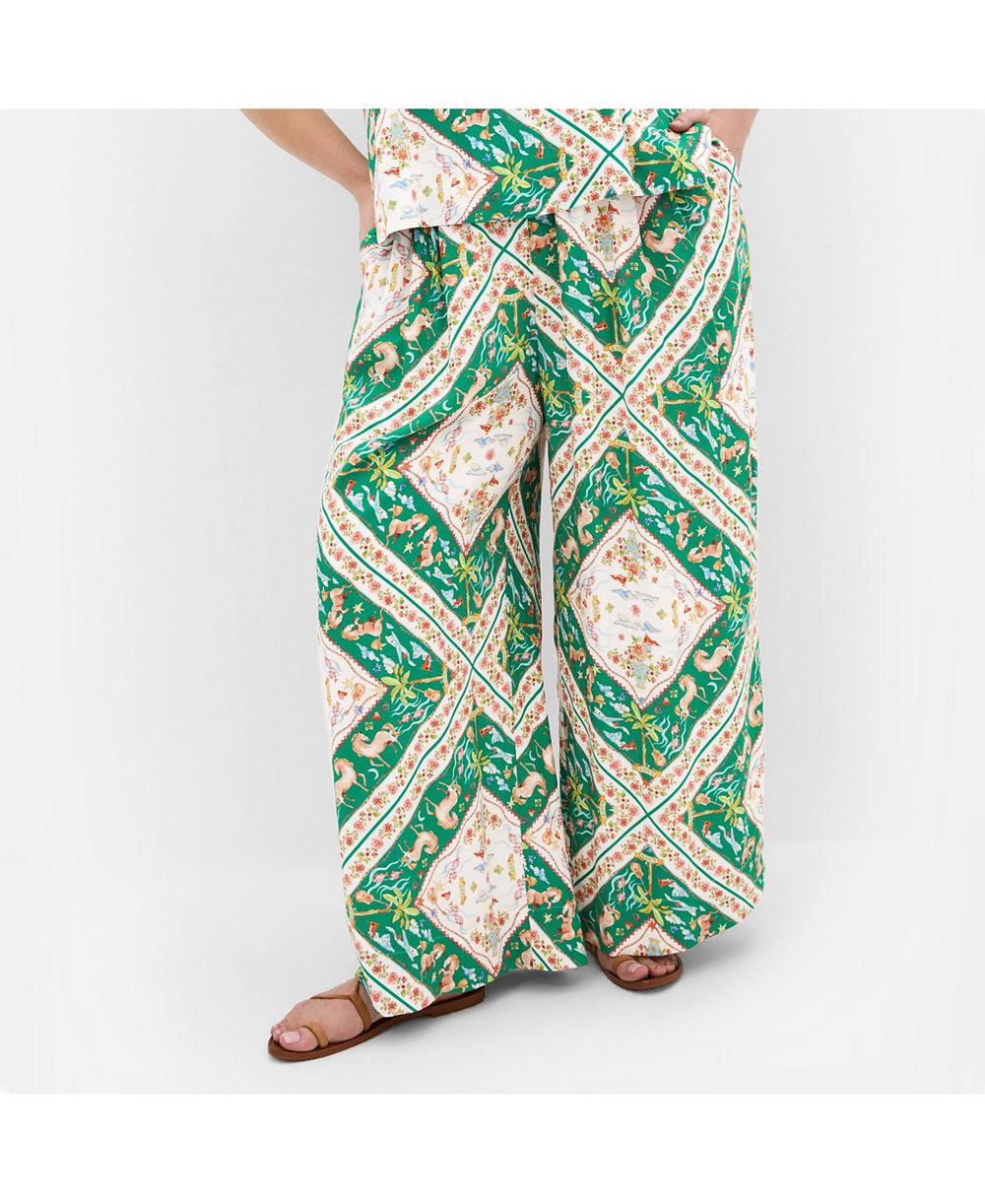 Женские брюки CITY CHIC Plus Size Jayla Prairie Print