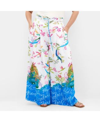 Женские широкие брюки CITY CHIC Plus Size Free Spirit Print