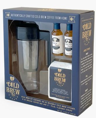 Coffee Masters Inc. Cold Brew Coffee Pitcher Gift Set, 4-Piece