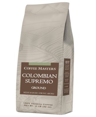 Coffee Masters Inc. Colombian Ground Coffee Bag, 2 lbs.