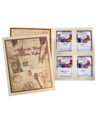 Coffee Masters Inc. Around the World in Twelve Coffees Gift Set, 12-Piece