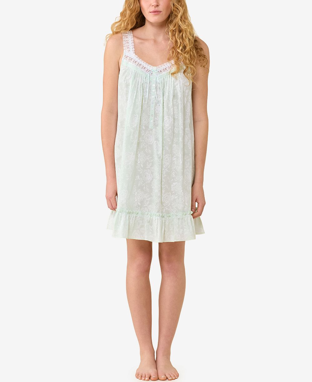 Женская хлопковая рубашка Eileen West Sleeveless Woven Lawn Chemise