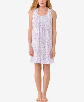 Женская ночная рубашка Eileen West Sleeveless Pointelle Chemise