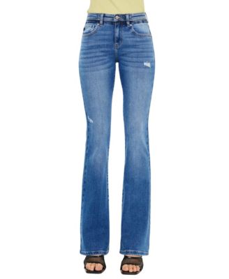 KanCan Women's Kiera Mid Rise Bootcut Jeans