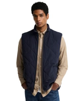 Barbour Men's Corden Quilted Tartan-Trim Vest