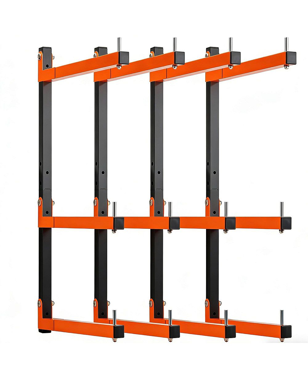 XDOVET Lumber Rack Wall Mount Heavy Duty Organizer Shelving Metal Storage System