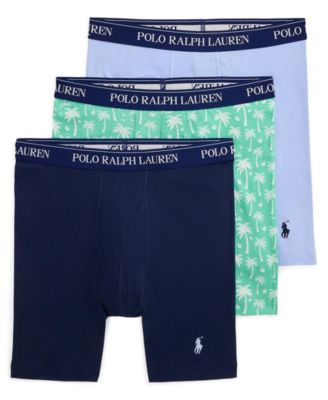 Polo Ralph Lauren Men's Classic Cotton Knit Boxer Briefs , 3-Pack Set