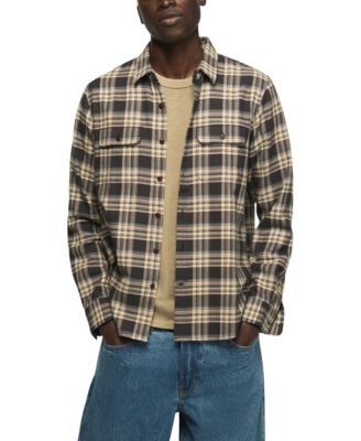 Lucky Brand мужская рубашка в клетку Humboldt Herringbone