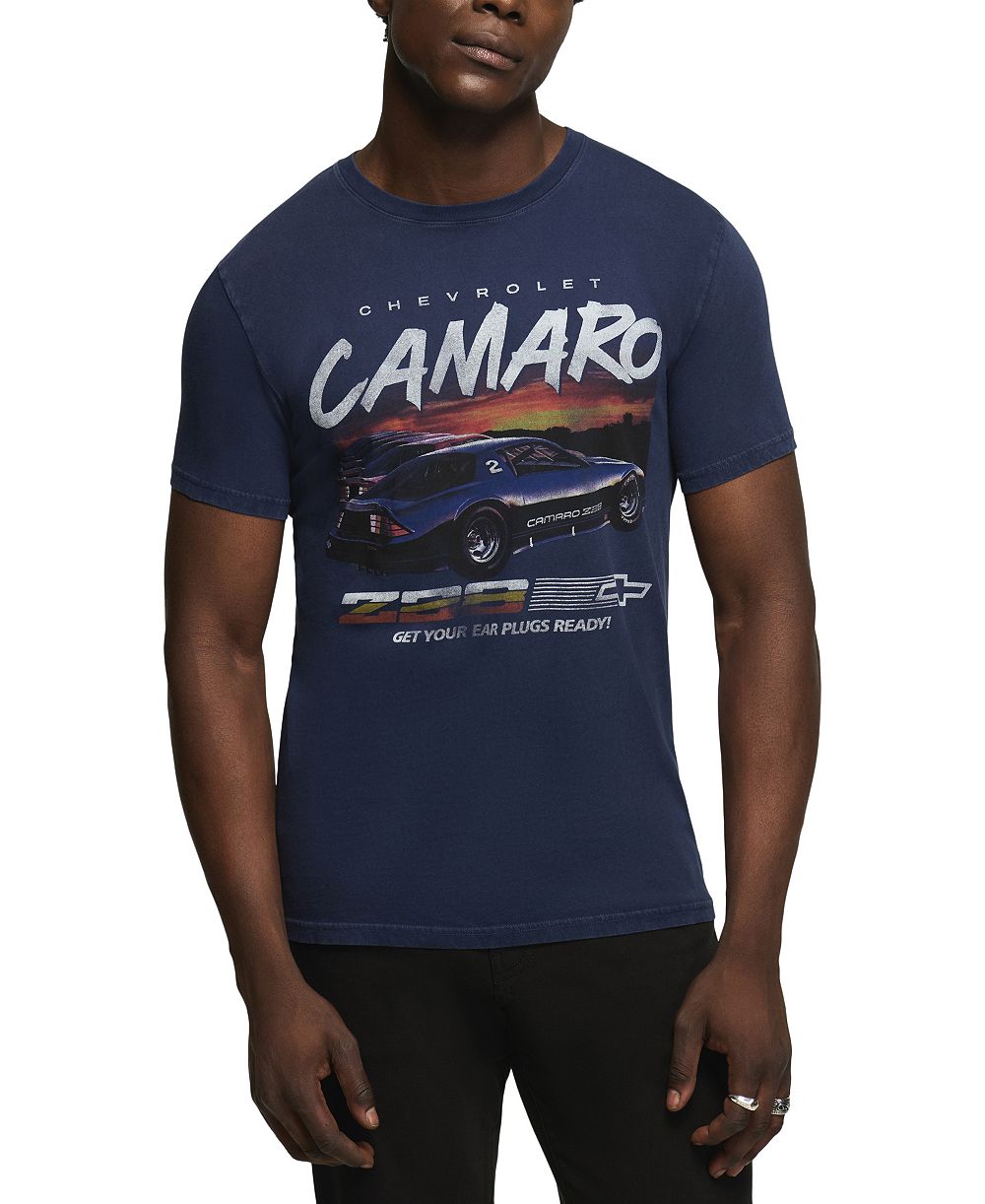 Lucky Brand Men's Iroc Camaro Graphic Venice Burnout T-Shirt