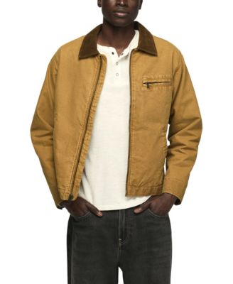 Куртка Lucky Brand мужская из холста с молнией спереди, утилитарная