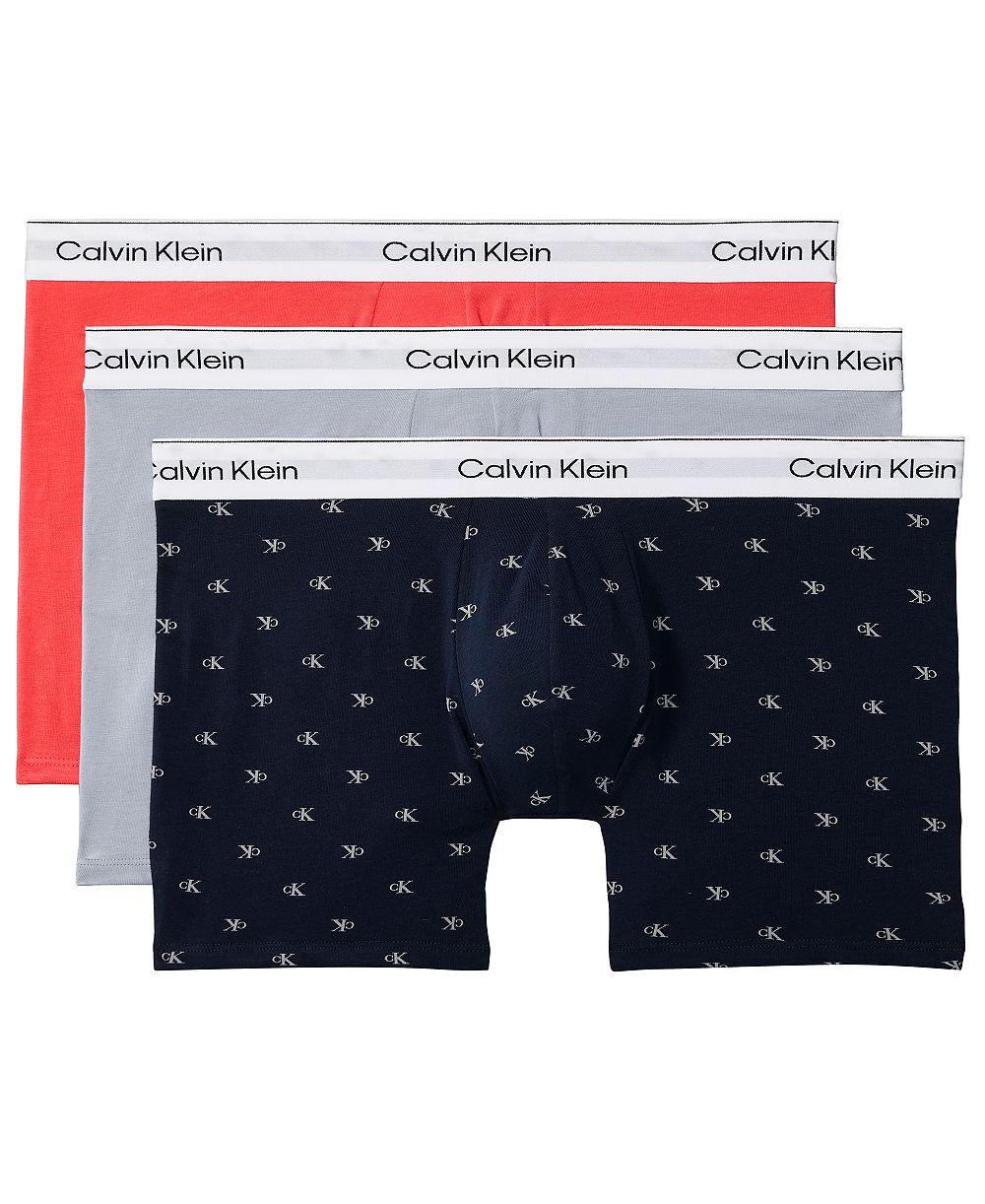 Calvin Klein Men's Icon Cotton Stretch Low-Rise Trunks Underwear, 3-Pack