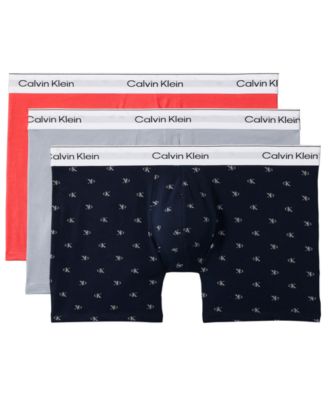 Calvin Klein Men's Icon Cotton Stretch Low-Rise Trunks Underwear, 3-Pack