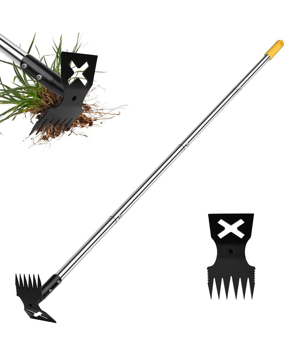 XDOVET Weed Puller Tool Gardening Set Hand Rake Hoe Remover