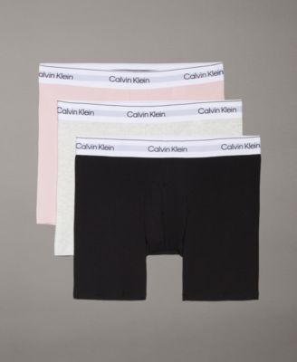 Calvin Klein Men's Icon Cotton Stretch Boxer Briefs, 3-Pack