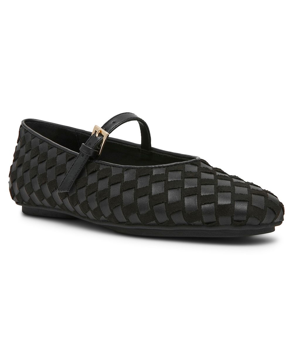 Anne Klein Women's Connie Woven Mary Jane Ballet Flats