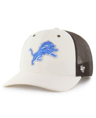 Carhartt x '47 Мужская кепка Detroit Lions Undyed Trucker Adjustable Natural/Brown