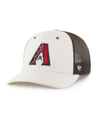 Carhartt x '47 Мужская регулируемая кепка Natural/Brown Arizona Diamondbacks Undyed Trucker