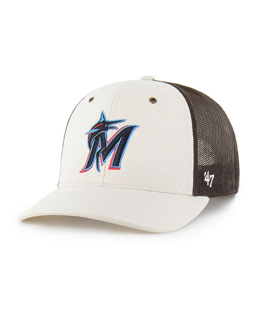 Мужская кепка Carhartt x '47 Miami Marlins Undyed Trucker Adjustable