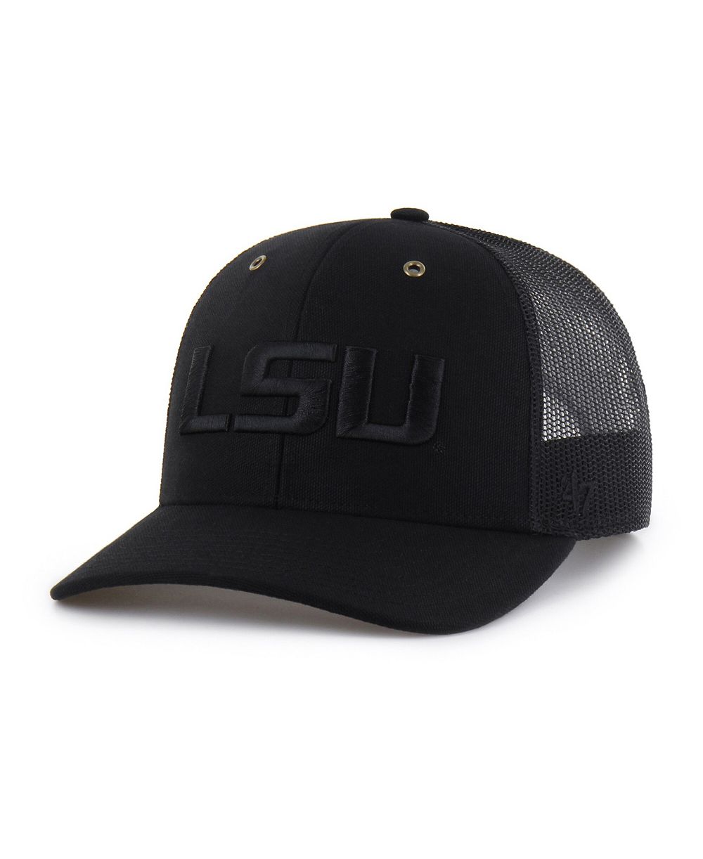Carhartt x '47 Мужская черная кепка LSU Tigers Trucker Adjustable