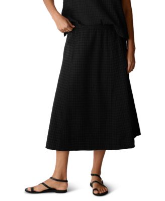 Eileen Fisher Petite юбка миди А-силуэта