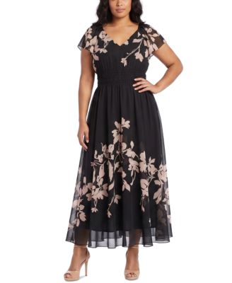 Женское платье Taylor Plus Size с цветочным принтом и приталенным лифом