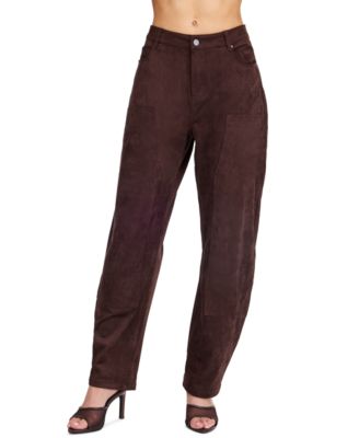 Женские брюки Kittenish Women's Lottie High-Waisted Barrel Pants
