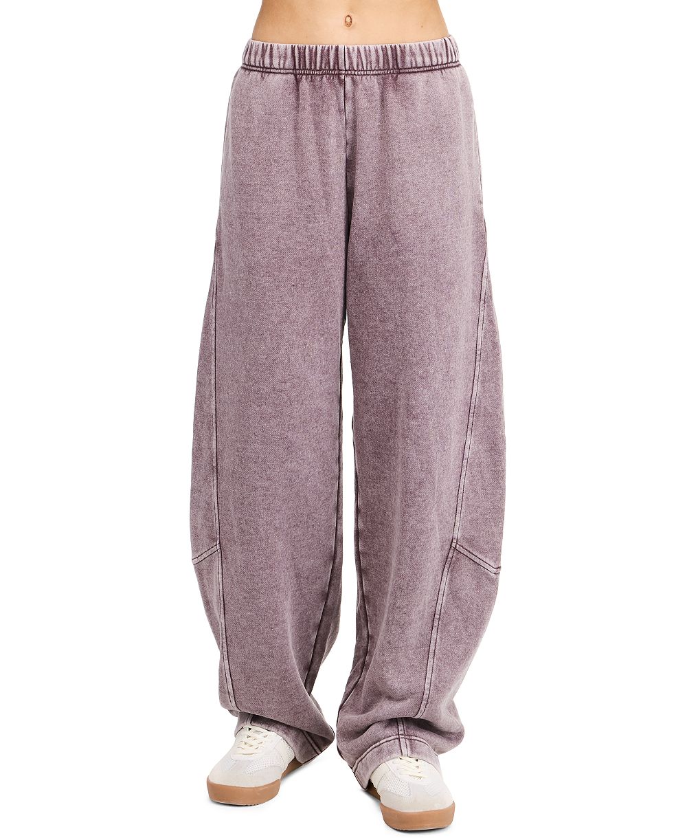 Kittenish Women's Wide-Leg High-Rise Sweatpants