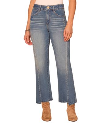 Democracy Women's Ab"Solution 28/17" Skyrise Barely Boot High-Rise Step Hem Jeans