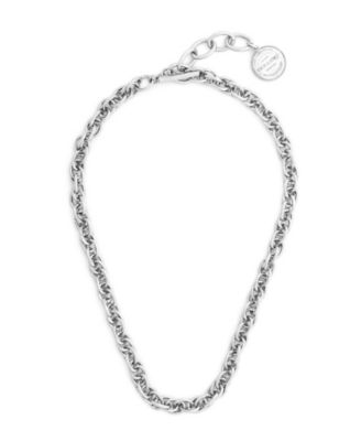Ожерелье COACH Silver Heritage Twist Link Collar