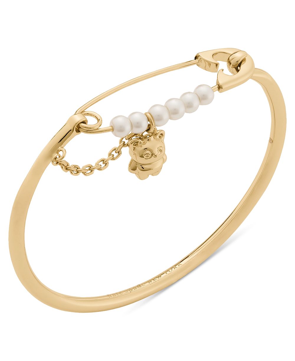 kate spade new york Gold-Tone Critter Bangle Bracelet