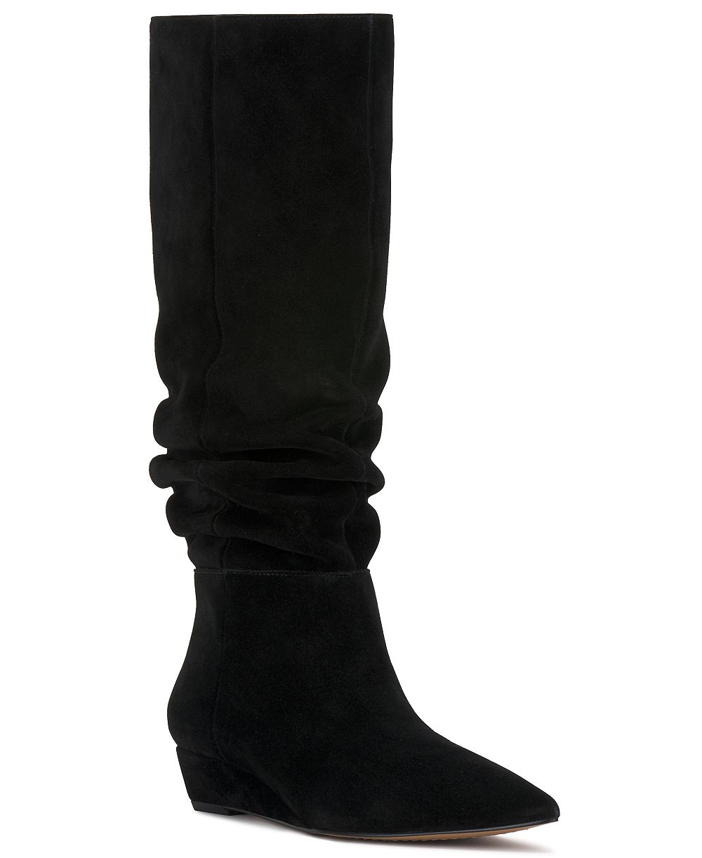 Vince Camuto Women's Vanisa Pointed Toe Slouchy Extra Wide-Calf Boots