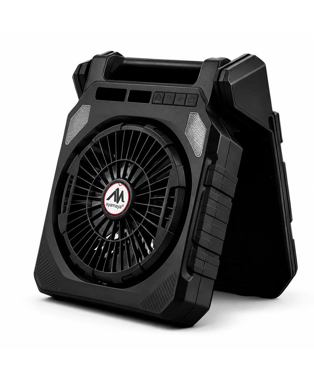 Ayamaya Portable Solar Camping Fan with LED Lantern and 26000mAh Power Bank