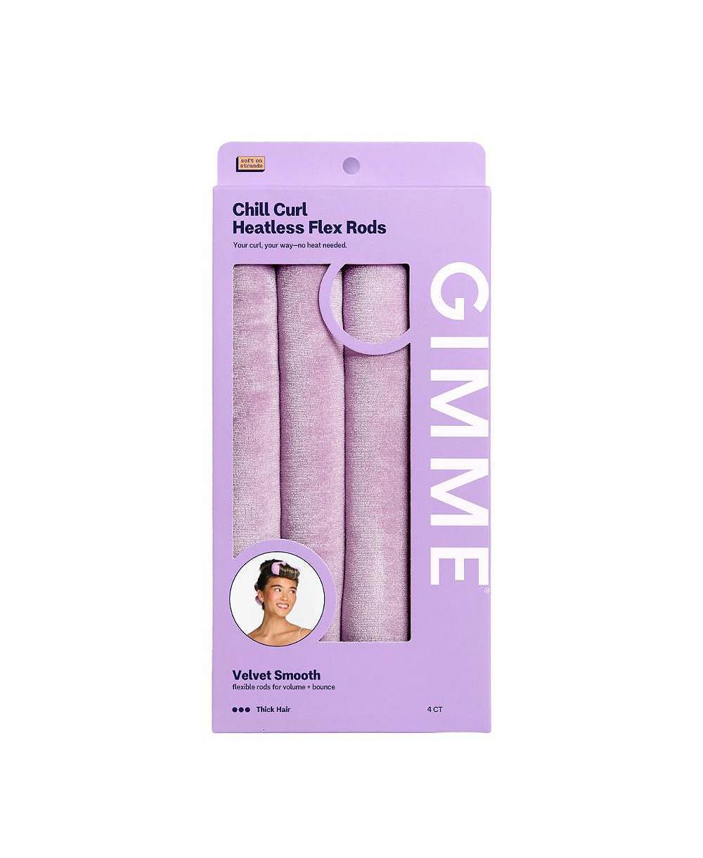 Gimme Beauty гибкие спиральные бигуди Chill Curl Heatless для кудрей на ночь, 4 шт.