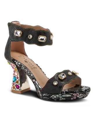 L'Artiste Women's Spring Step Jewell Closed Back Sandal with Buckle