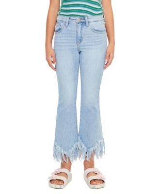 KanCan Big Girls Beth High Rise Crop Bootcut Jeans