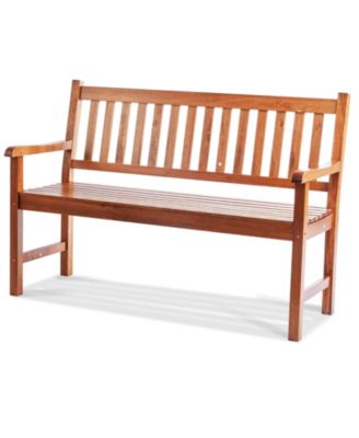 Садовая скамья VEVOR 50 in Wood Garden Bench 800 lbs Park Patio Yard Porch