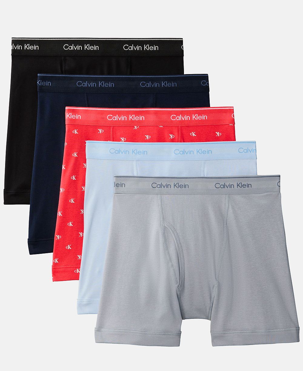Calvin Klein Men's Cotton Classic Boxer Briefs Underwear, 5-Pack