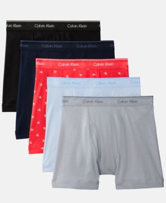 Calvin Klein Men's Cotton Classic Boxer Briefs Underwear, 5-Pack