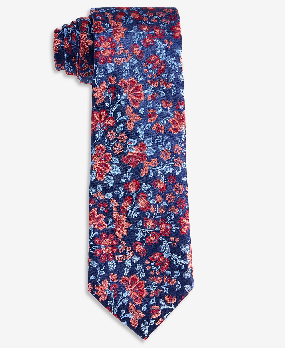Ted Baker London мужской классический шелковый галстук с цветочным принтом